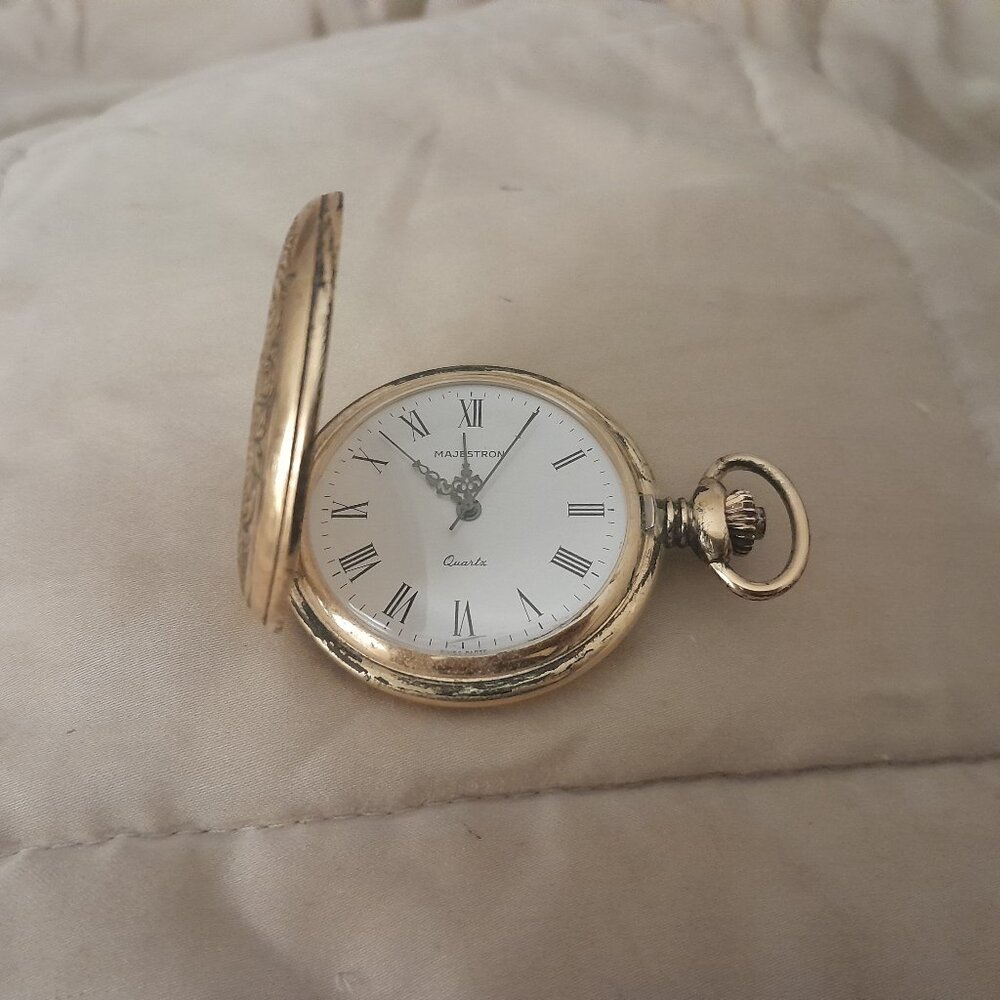Vintage Majestron Quartz Pocket Watch
